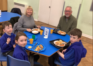 Grandparents were invited to lunch!
