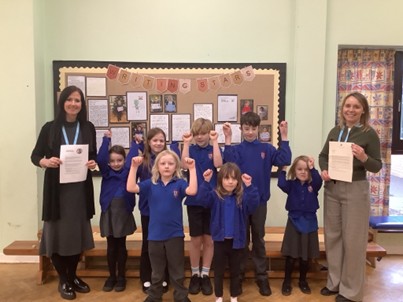 Offord Primary School celebrates national recognition for outstanding achievement